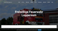 Desktop Screenshot of feuerwehr-loppersum.de